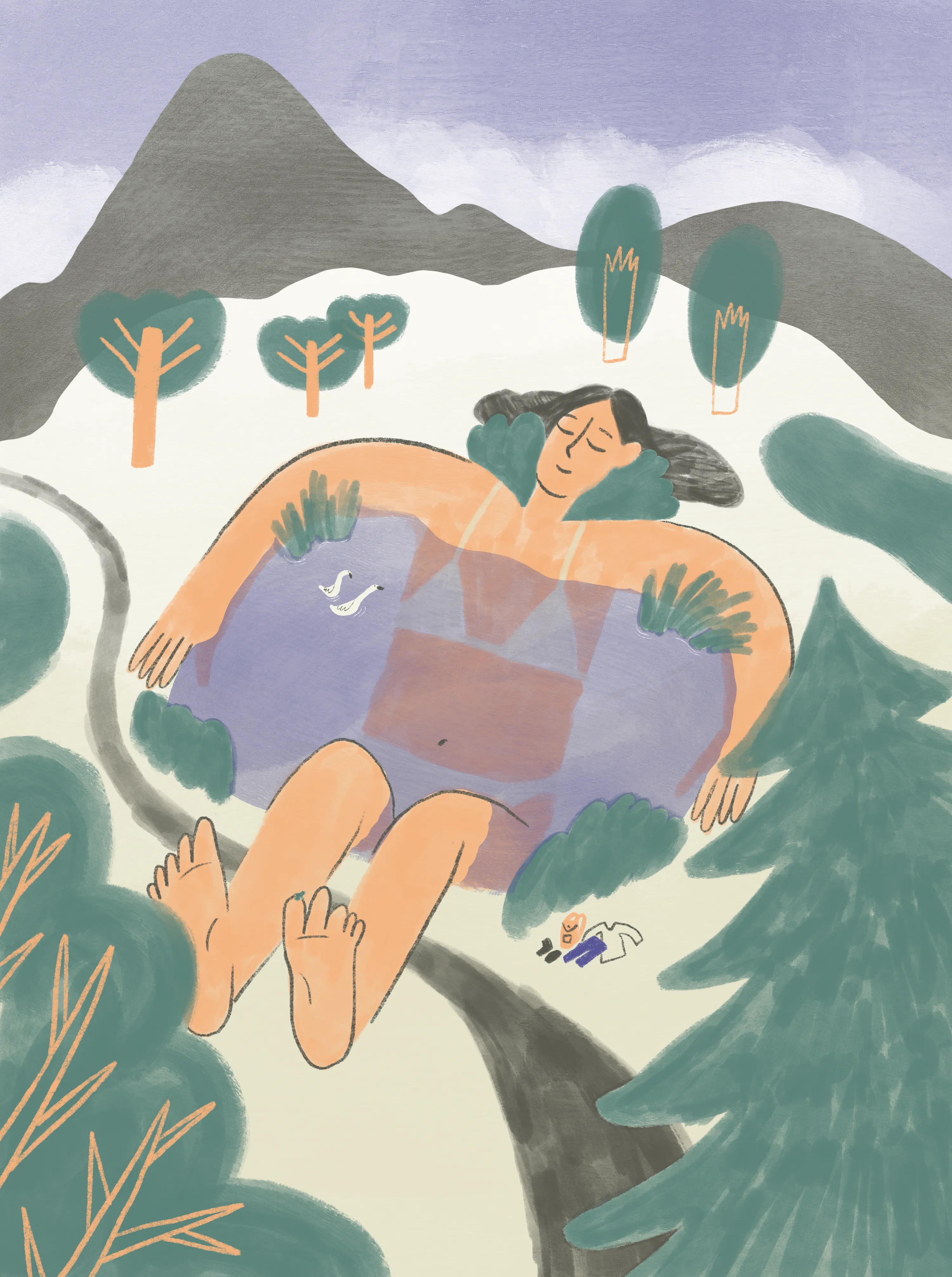 Postcard illustration